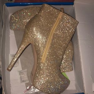 Rhinestone heels